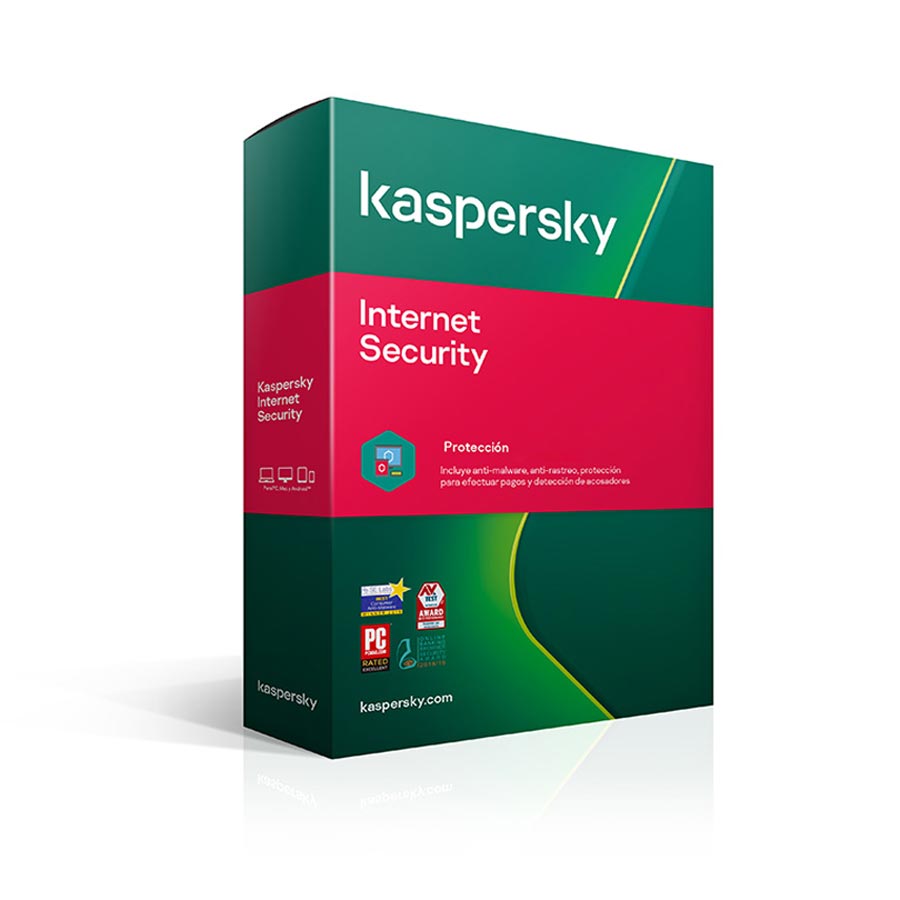 ANTIVIRUS KASPERSKY INTERNET SECURITY LICENCIA X 1 ANIO